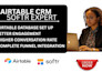 set up airtable database,airtable automation,integrate softr webapp,work flow